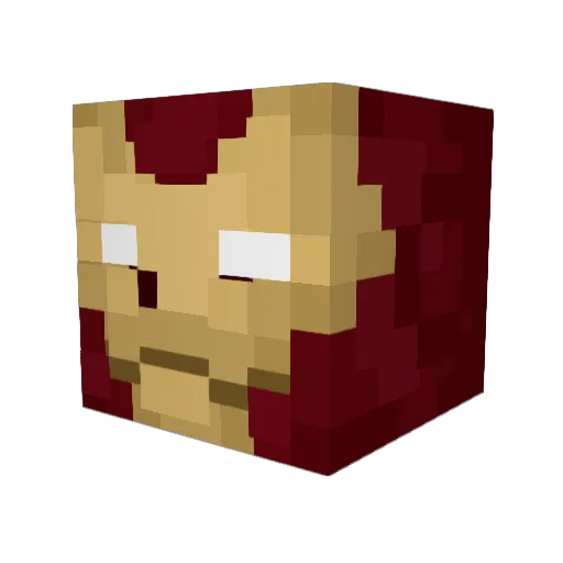 MtaKsuke Minecraft avatar head, 3D render