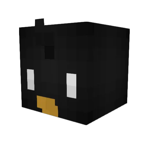 Mtarmeowsforme Minecraft avatar head, 3D render