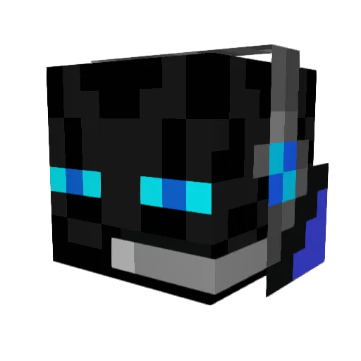 Mth1c Minecraft avatar head, 3D render