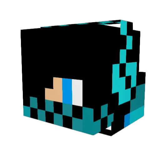 MtnDewK1ng Minecraft avatar head, 3D render