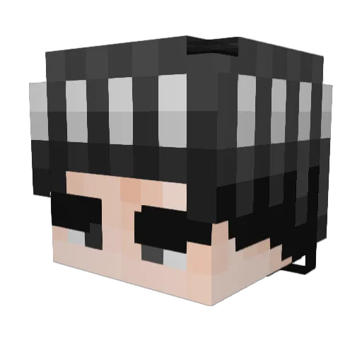 MtnJ3w Minecraft avatar head, 3D render