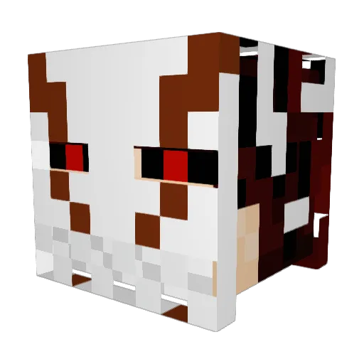 Mtn_Dewie Minecraft avatar head, 3D render