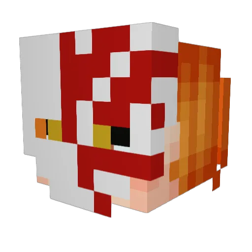 Mtt0836 Minecraft avatar head, 3D render