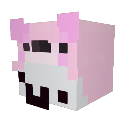 MuHeYo_lol Minecraft avatar head, 3D render