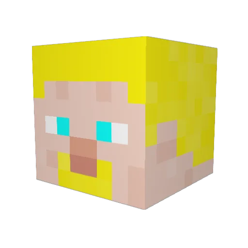 MuMuMan420 Minecraft avatar head, 3D render