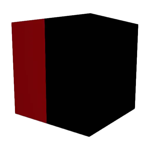 Muahi Minecraft avatar head, 3D render