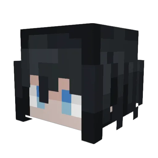 MuammarPlayz Minecraft avatar head, 3D render