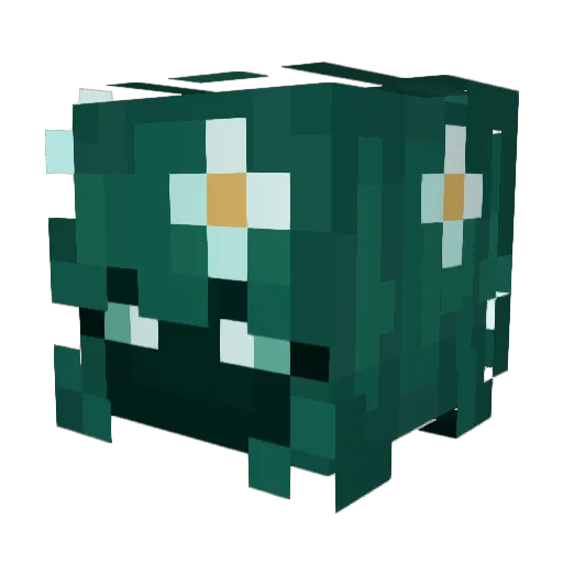 Muatoko Minecraft avatar head, 3D render
