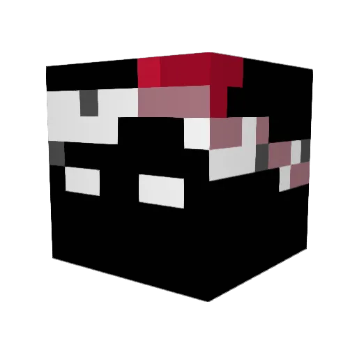 Mubarakmm Minecraft avatar head, 3D render