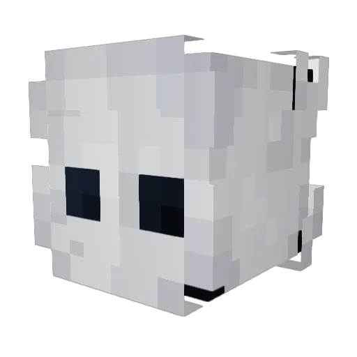 Mucarela Minecraft avatar head, 3D render