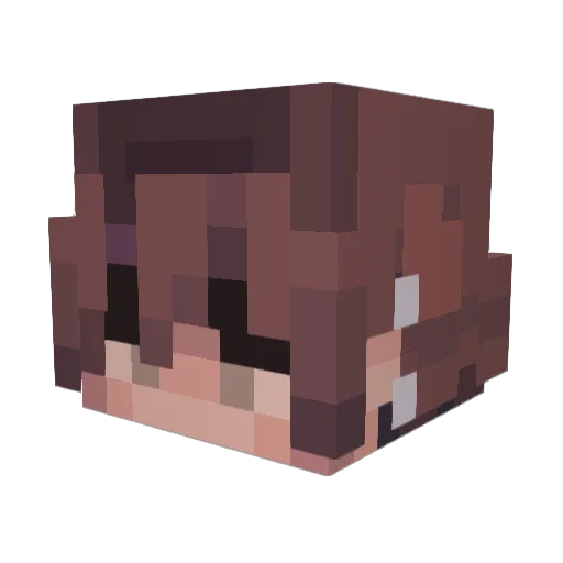 MuchCornet91723 Minecraft avatar head, 3D render
