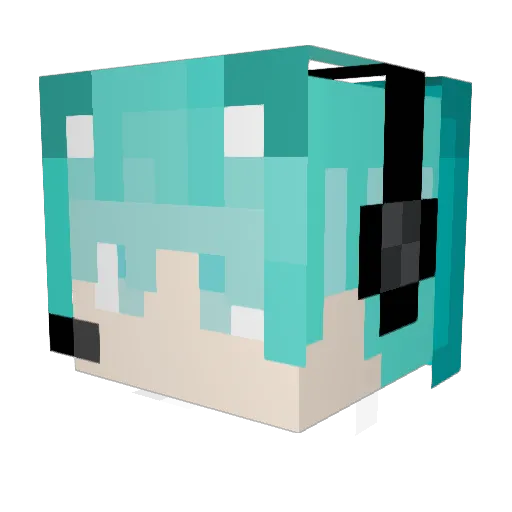 MuchPark1754581 Minecraft avatar head, 3D render