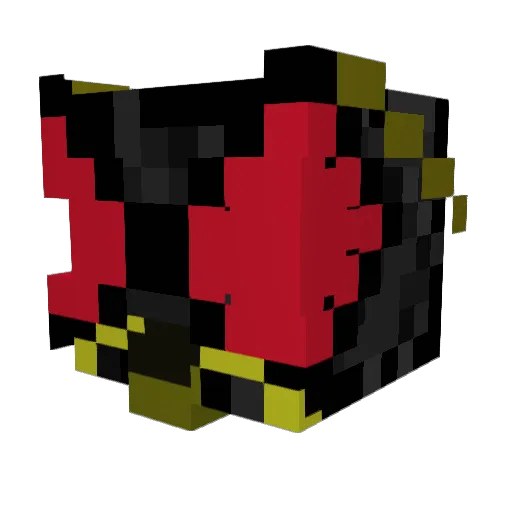 MuchaMajster Minecraft avatar head, 3D render