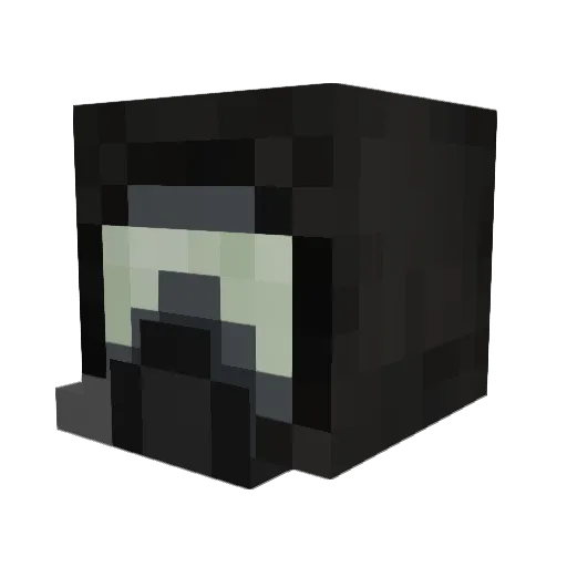 Muchel Minecraft avatar head, 3D render