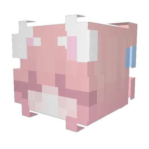MuchoTexto6215 Minecraft avatar head, 3D render