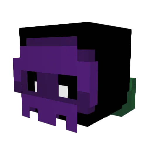 Mucios_ Minecraft avatar head, 3D render