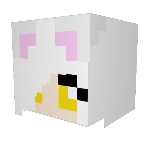 Mucki00 Minecraft avatar head, 3D render