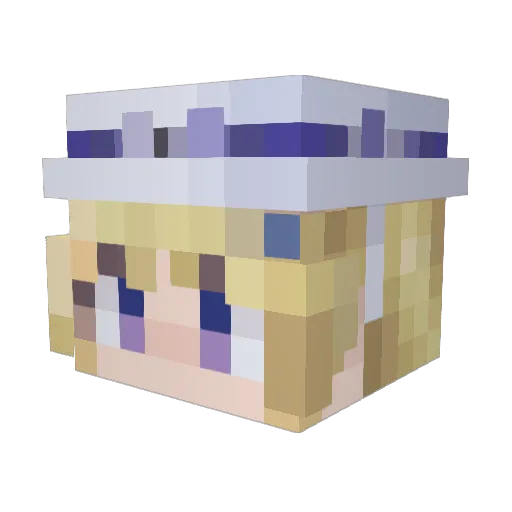 Mucki1976 Minecraft avatar head, 3D render