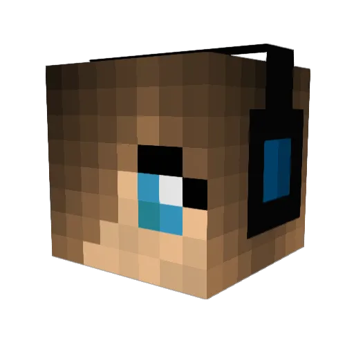 Mucki94 Minecraft avatar head, 3D render