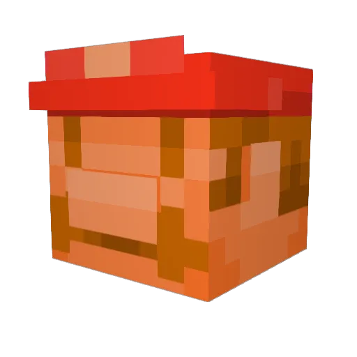 Muckimilian Minecraft avatar head, 3D render