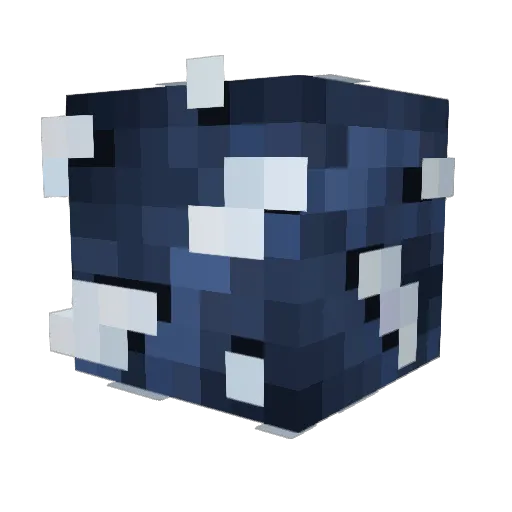 MudFish244 Minecraft avatar head, 3D render