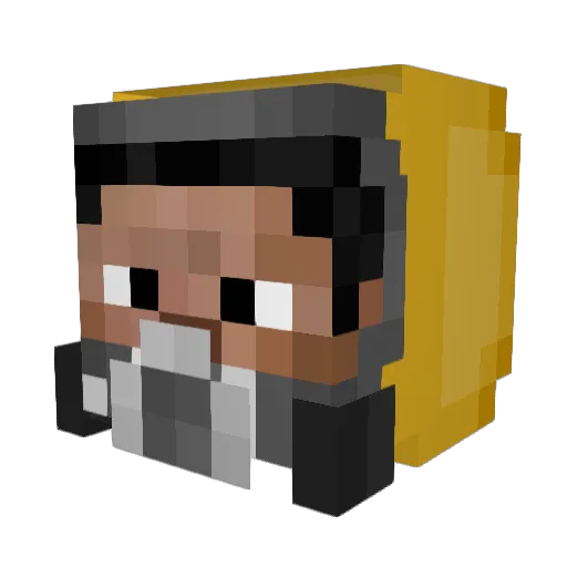 Mud_Bucket72 Minecraft avatar head, 3D render