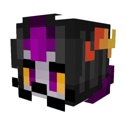 Mudcorn Minecraft avatar head, 3D render