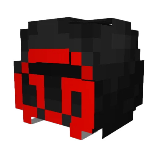 Muddy14 Minecraft avatar head, 3D render