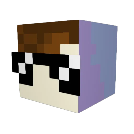Muehle1502 Minecraft avatar head, 3D render