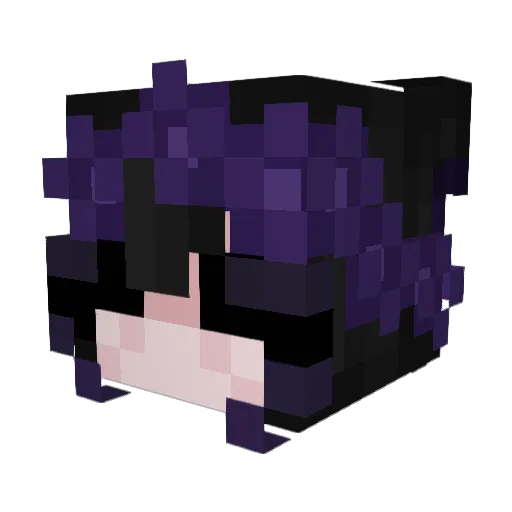 Muenzenwerfer Minecraft avatar head, 3D render