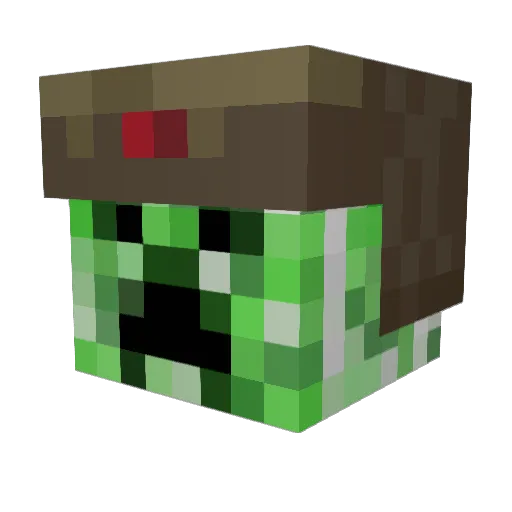 MuerdeAqui29 Minecraft avatar head, 3D render
