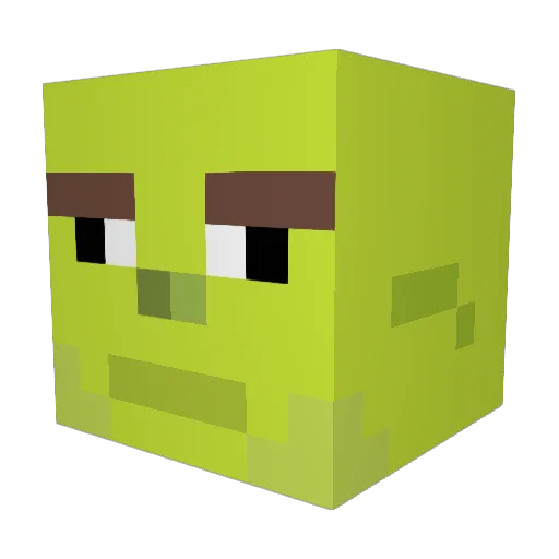 MuertoDeHambre Minecraft avatar head, 3D render