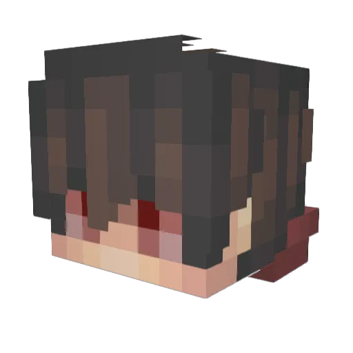 MuetzenManfred Minecraft avatar head, 3D render