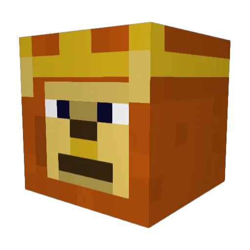 MufazzaH Minecraft avatar head, 3D render
