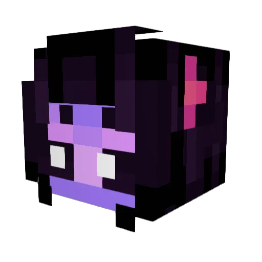 MuffetCuredMyED Minecraft avatar head, 3D render