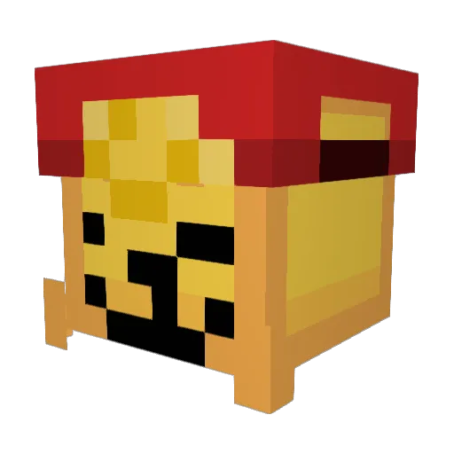 Muffetworld Minecraft avatar head, 3D render
