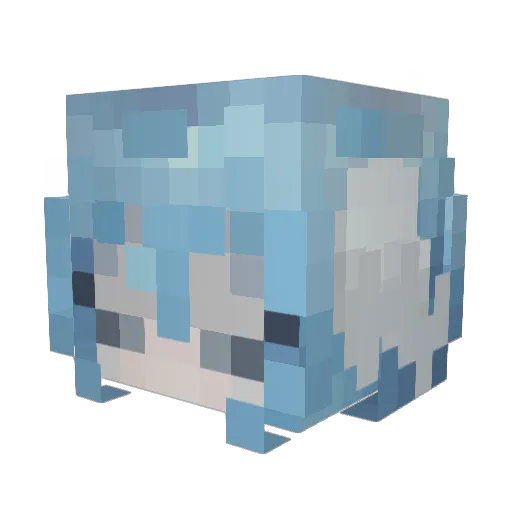 Muffin047 Minecraft avatar head, 3D render