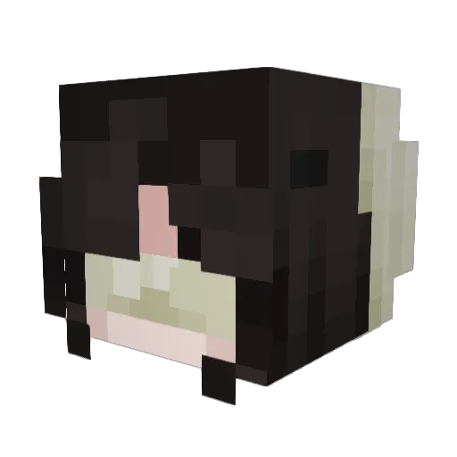 Muffin2882_ Minecraft avatar head, 3D render