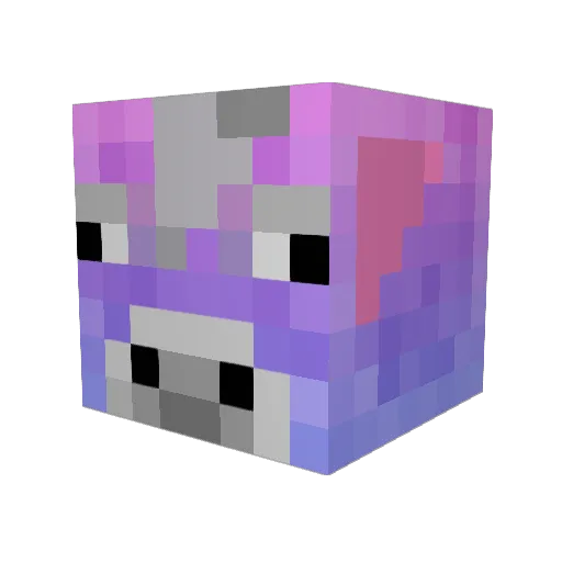 MuffinCow123 Minecraft avatar head, 3D render