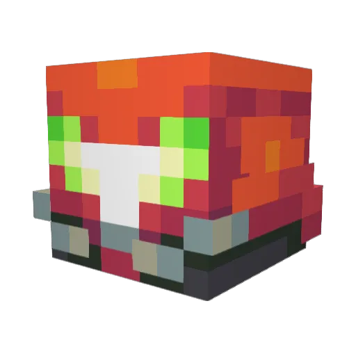 MuffinFreeman Minecraft avatar head, 3D render