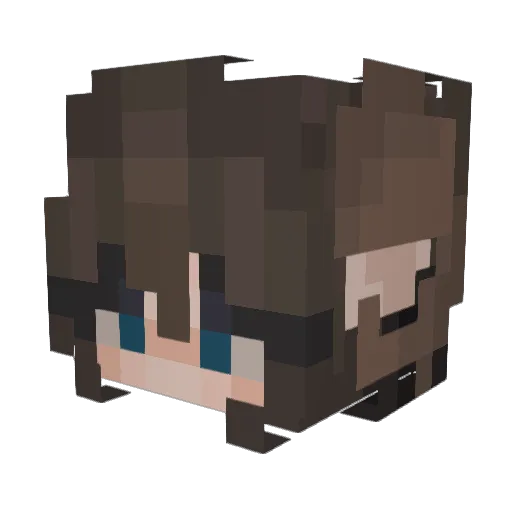 MuffinGnom2685 Minecraft avatar head, 3D render