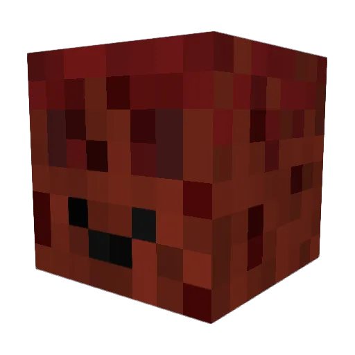 MuffinGod Minecraft avatar head, 3D render