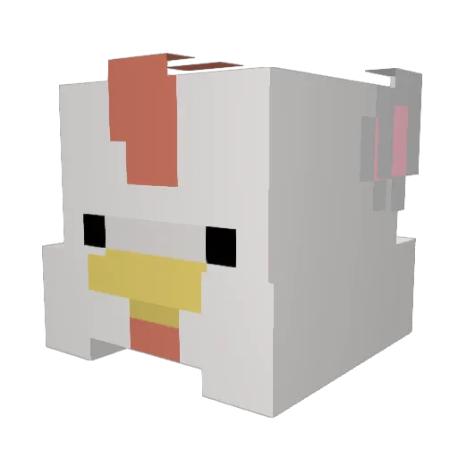 MuffinInsel Minecraft avatar head, 3D render