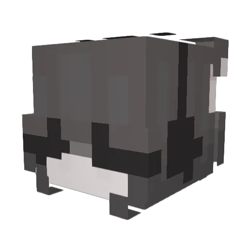 MuffinPink Minecraft avatar head, 3D render