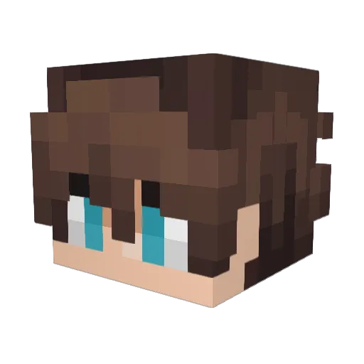 Minecraft-Avatar von MuffinTanaka: Kopf als 3D-Render