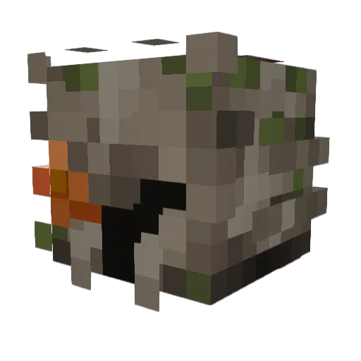 Muffin_TheGuy Minecraft avatar head, 3D render