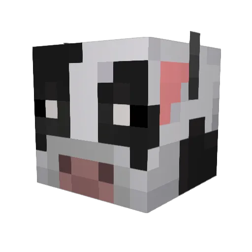 Muffin_yes2 Minecraft avatar head, 3D render