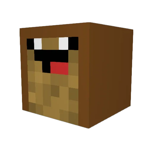 Muffledtoast737 Minecraft avatar head, 3D render