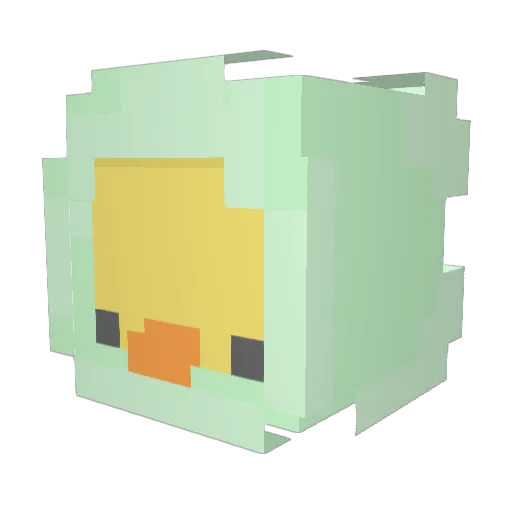 Muffy6553 Minecraft avatar head, 3D render