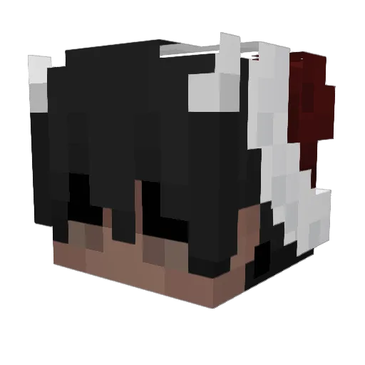 MugHead__ Minecraft avatar head, 3D render